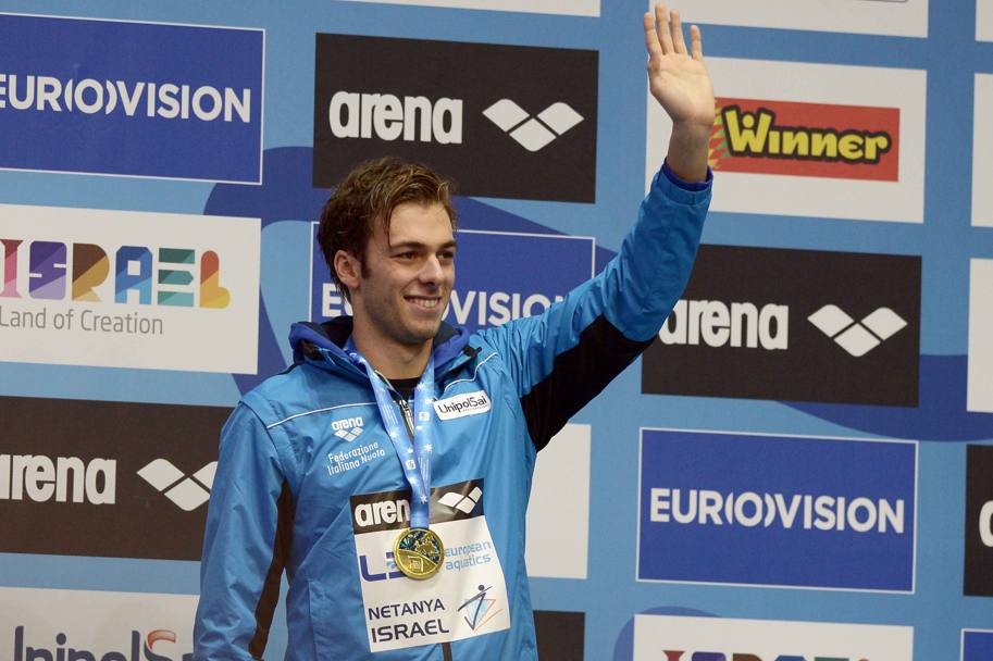 Gregorio Paltrinieri, medaglia d&#39;oro e record del mondo nei 1500 sl: 14&#39;08
